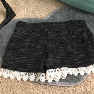 High waisted cheeky shorts